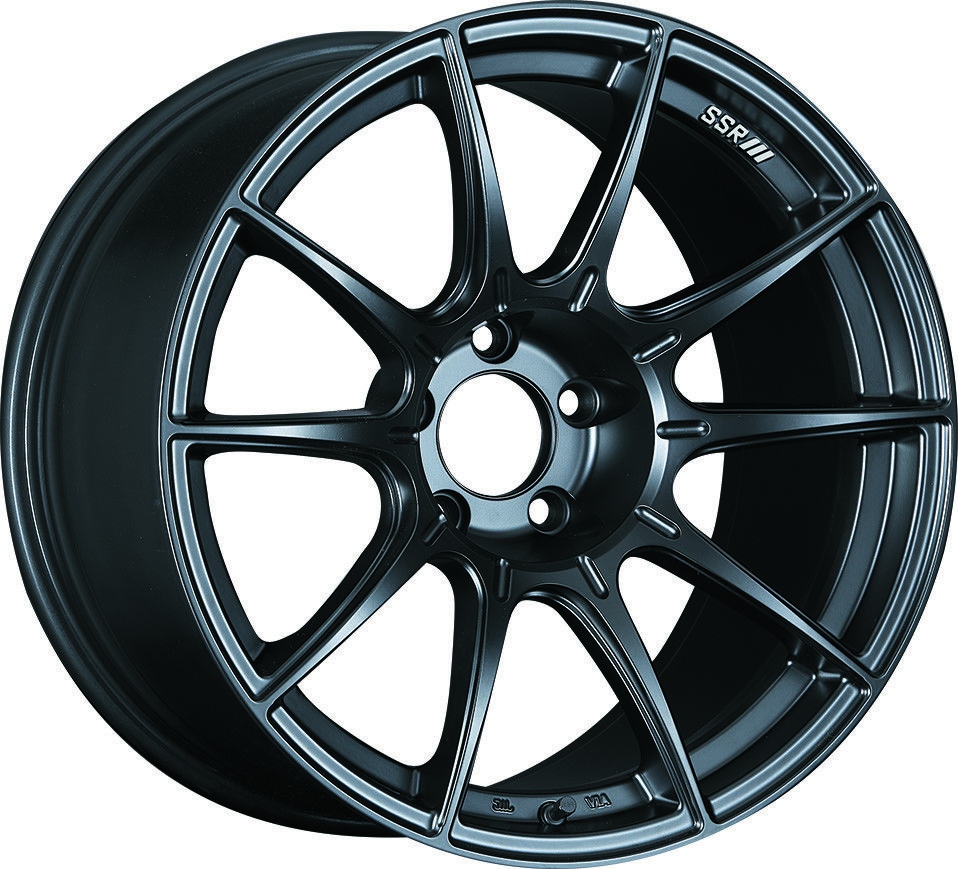 XA18950 Plus 2205GMB GTX01 18 x 9.5 & 5 x 114.3 to 22 mm Offset Flat Black Wheel for Evo 8 9 X-G35-350Z-370Z