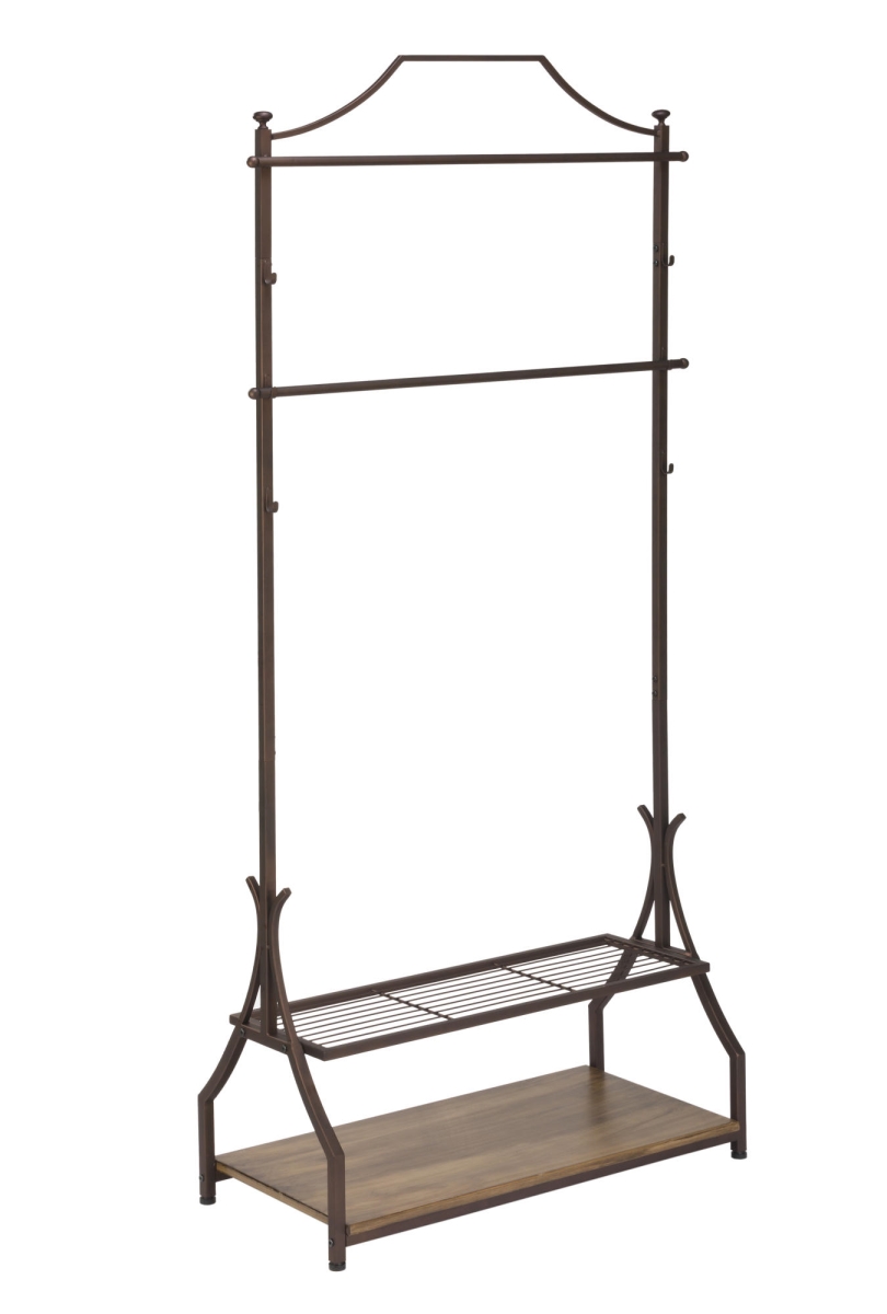 Picture of Tripar 17846 72 in. Metal Garment Rack with Wood Base