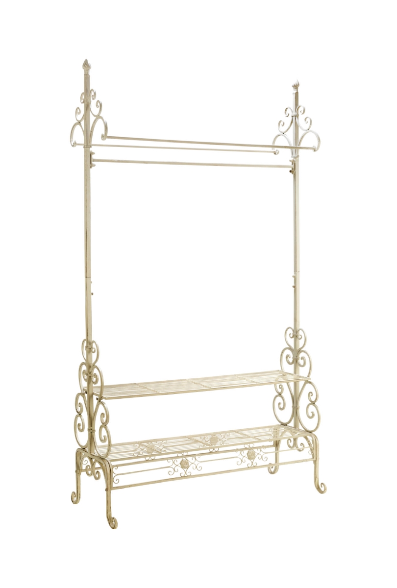 Picture of Tripar 17501 71.5 in. Metal Garment Rack with Shelves, Cream