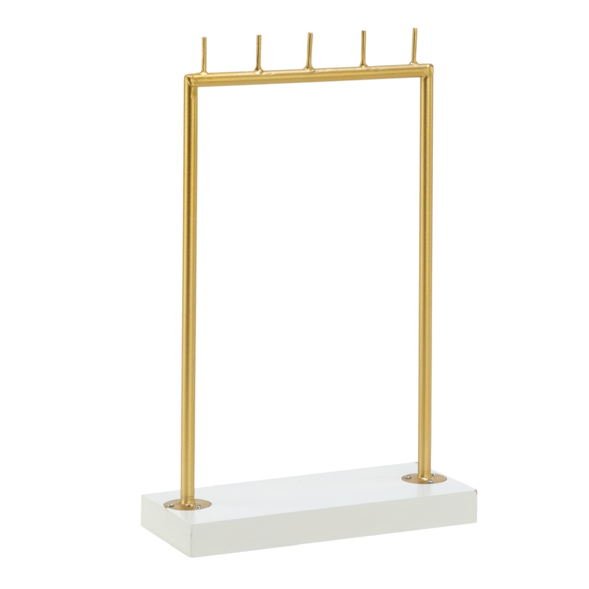 Picture of Tripar 20532 12 in. Rectangle Jewelry Stand&#44; White & Gold