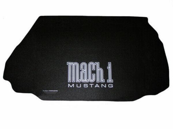Picture of Fender Gripper FEN-TM211605C Trunk Mat - Mach 1 Mustang Logo for 2005-2006 2014 Ford Mustang