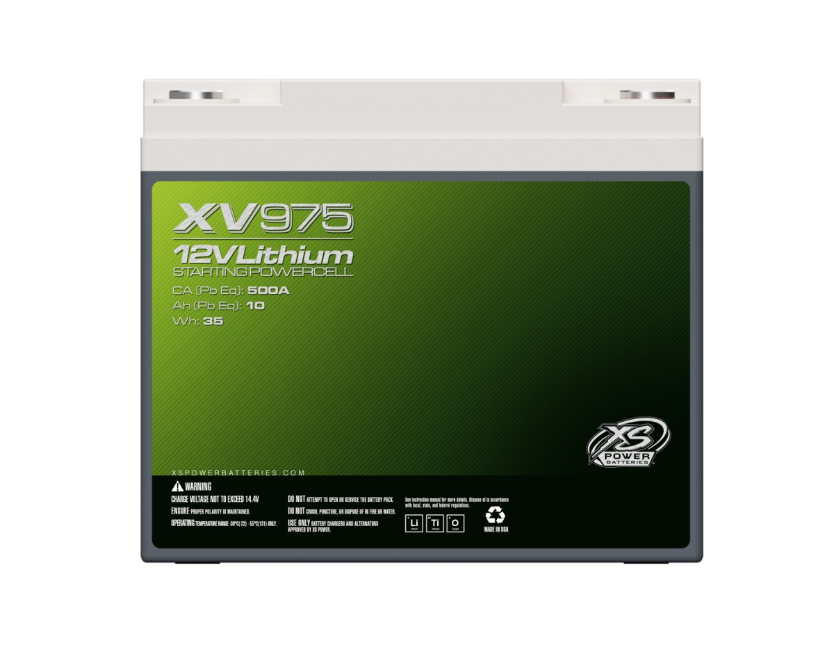 Picture of XS Power Batteries XSP-XV975 670 Max Amps 12V M6 Terminal Bolts Lithium Titanate XV Series Batteries