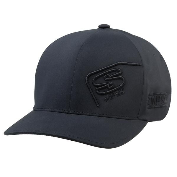 Picture of Simpson SIM-440092K DNA Performance Hat&#44; Blackout - Large & Extra Large
