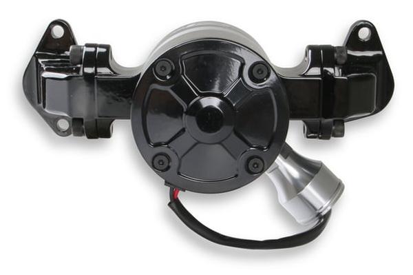 Picture of Mr. Gasket MRG-1-7021BG 35 GPM Electric Water Pump for 1955-2002 Chevrolet 265-400 Gen I - Black