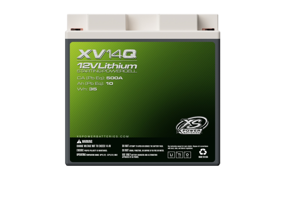 Picture of XS Power Batteries XSP-XV14Q 670 Max Amps 12V M6 Terminal Bolts Lithium Titanate XV Series Batteries