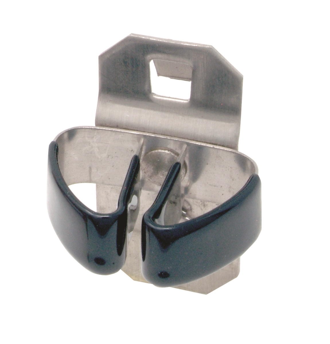 Picture of LocHook V63205 0.25 to 0.5 in. Hold Range 2.75 in. Projection Vinyl Dipped Stainless Steel Standard Spring Clip for LocBoard&#44; Pack of 3