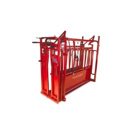 Cattlemaster Series 3 Chute with Automatic Catch Headgate44 Red