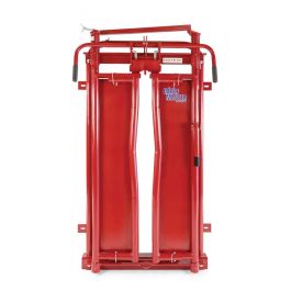 CMAH6 Cattlemaster Series 6 -Heavy-Duty Auto Headgate, Red