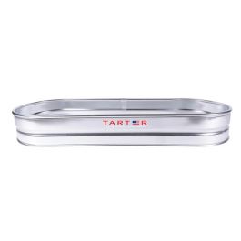 8 ft. Raised Bed Planter - Oval Galvanized