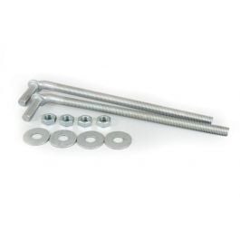 HPG13 0.62 x 13 in. Galvanized Threaded Pin