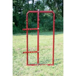 AAA2 Cattlemaster Adjustable Alley Arch - Two-Way, Red