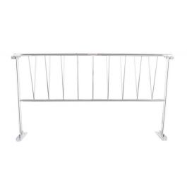 HR5 5 ft. Galvanized Hay Rack - Fits Heavy- Duty Bunk Feeders