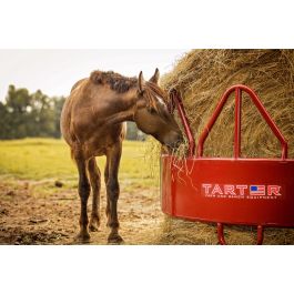 Picture of Tarter RHF Hay Feeder with Hay Saver, Red - 3 Piece