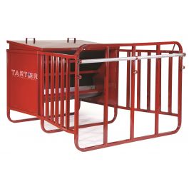 C65F 650 lbs Creep Feeder with Feed Control Band, Red