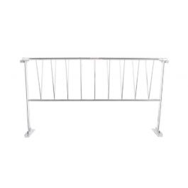 HR10 10 ft. Galvanized Hay Rack - Fits Heavy-Duty Bunk Feeders