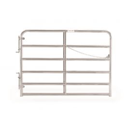 2GVG6 2 in. 6-Bar Extra Heavy-Duty Bull Gate - 6 ft. Galvanized
