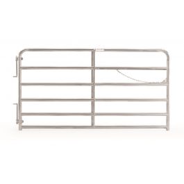 2GVG8 2 in. 6-Bar Extra Heavy-Duty Bull Gate - 8 ft. Galvanized