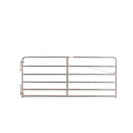2GVG10 2 in. 6-Bar Extra Heavy-Duty Bull Gate - 10 ft. Galvanized