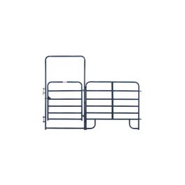 Picture of Tarter EWB64 6 x 4 ft. 6-Bar Economy Corral Walk-Thru with Panel, Blue