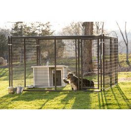 Picture of Tarter DKHDG 6 x 10 x 10 ft. Complete Heavy-Duty Dog Kennel, Gray