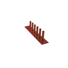 6 Bar Gate Stand, Red