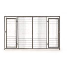 Picture of Tarter DKF2DHDG 6 x 10 ft. Heavy-Duty Dog Kennel - Front with 2 Doors, Gray
