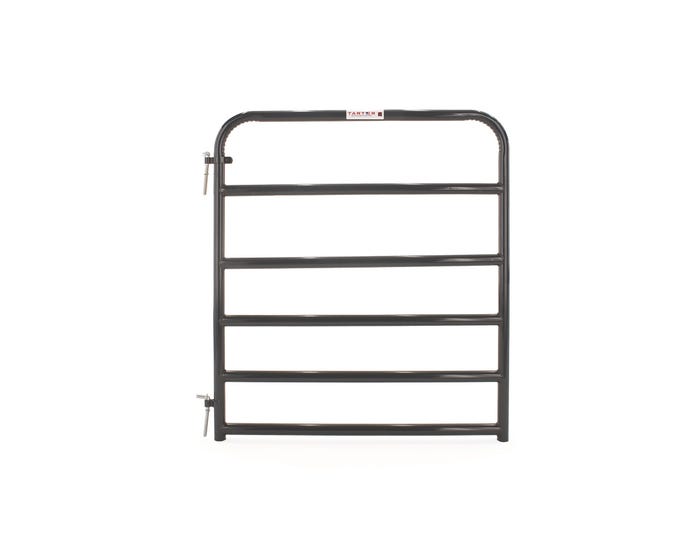 6EB4 4 ft. 19 Gauge 6 Bar American Gate, Blue - 1.75 in.
