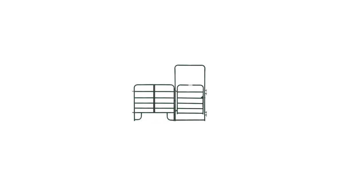 EWG64T 4 ft. Walk-Thru Gate with American Panel, Green - 6 ft.