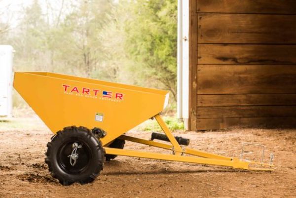 MS1002 Compact Manure Spreader, Yellow