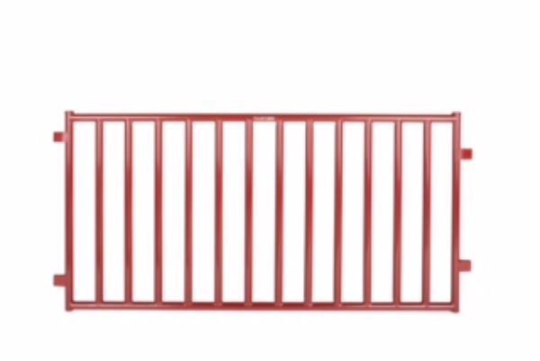 VBSAP6 6 ft. Vertical Bar Small Animal Panel, Red