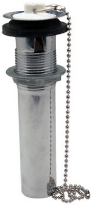 Master Plumber 1.25 x 5 in. Lavatory Drain Plug, Chrome
