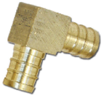 0.5 in. Brass Barb Insert Elbow