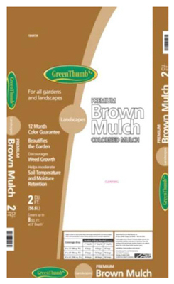 Picture of Gro Well Brands CP 186458 2 Cubic ft. Green Thumb Mulch, Brown
