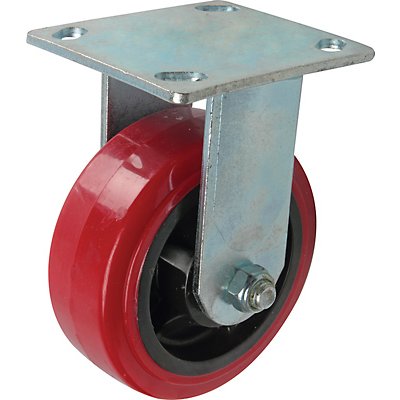 213125 5 in. Rigid Caster, Plastic