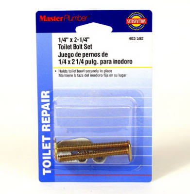 403592 Master Plumber 0.25 x 2.25 in. Toilet Bolt