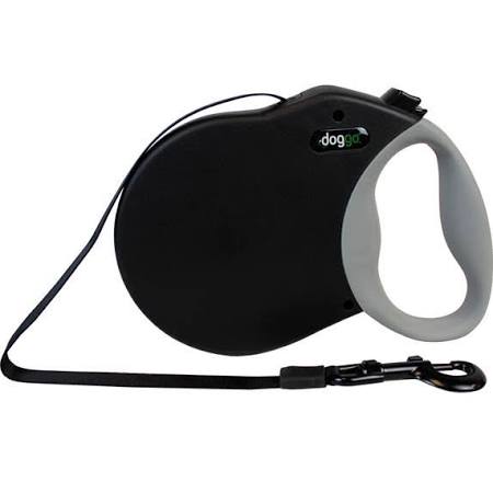 Picture of Pet Adventures Worldwide 224049 24 in. Retractable Dog Leash with Soft Grip - Black