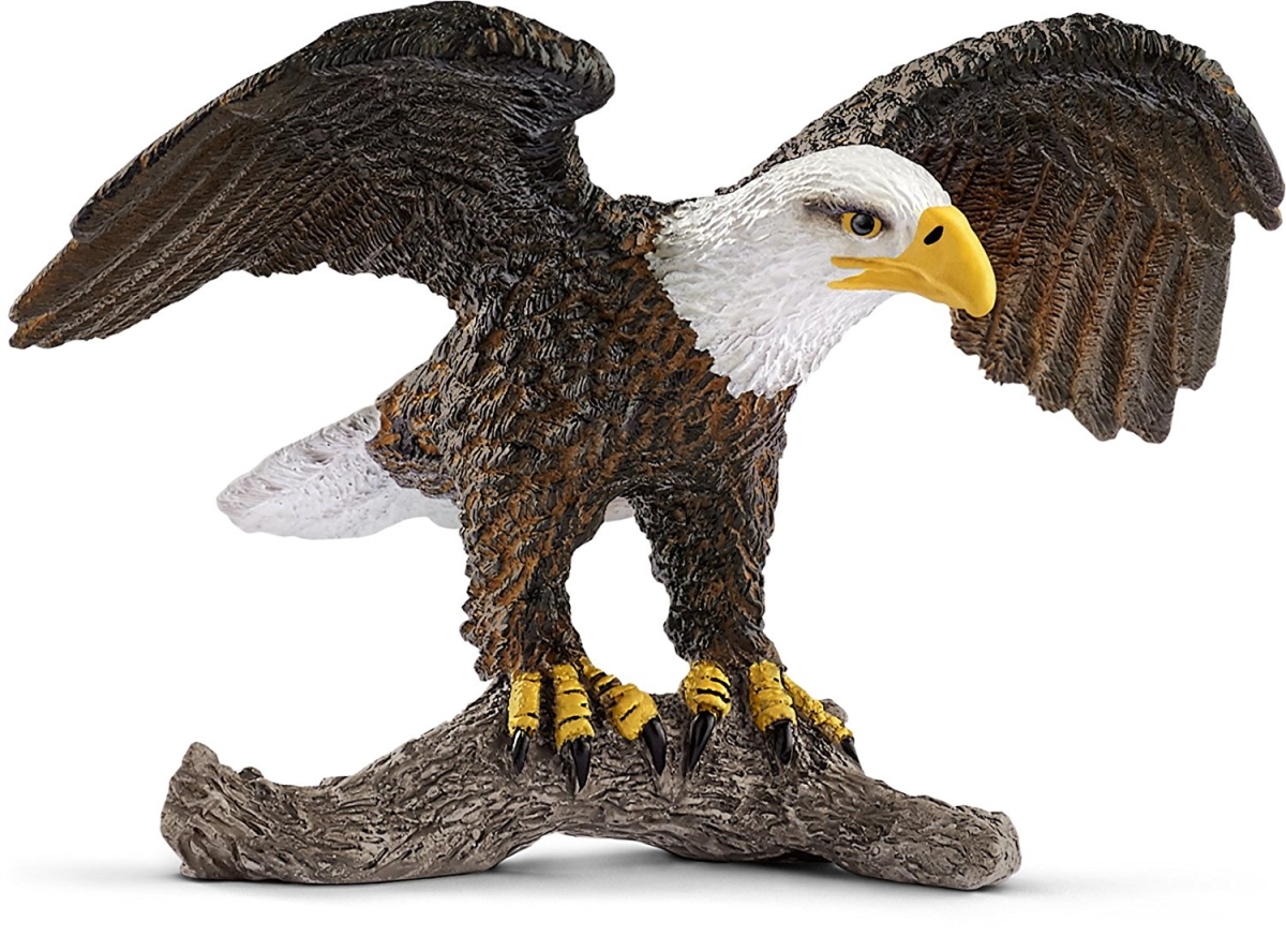 Picture of Schleich North America 224614 Bald Eagle Figure, Brown
