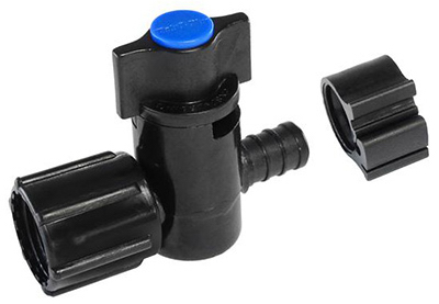 0.5 x 0.5 in. FPT Pexlock Crimp Valve, Blue