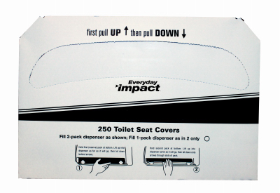Picture of Impact Products 225181 Biodegradable Toilet Seat Covers&#44; 250 Count