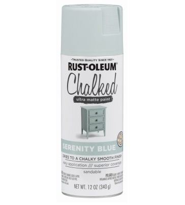 223104 12 oz Chalked Ultra Matte Spray - Serenity Blue