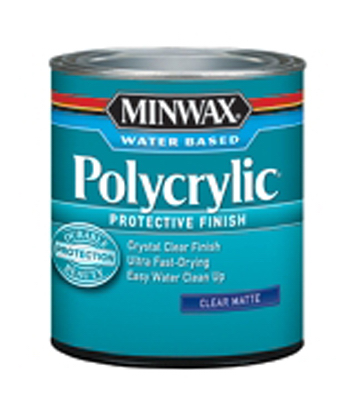 Picture of Minwax 223570 Polycrylic Protective Finish&#44; 0.5 Pint - Crystal Clear