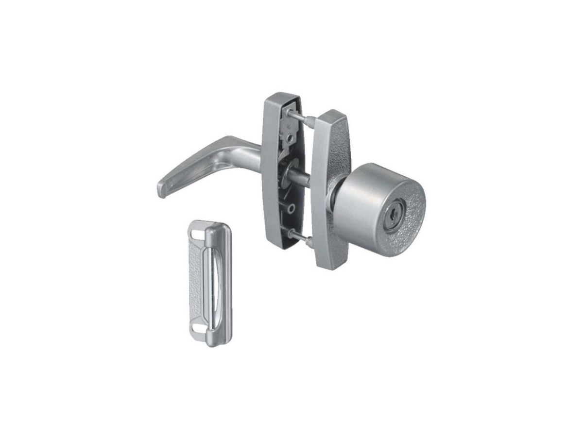 Silver Knob Latch with Key for V1308