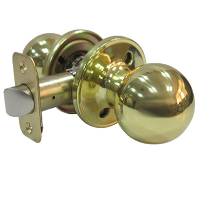 Tru-Guard Passage Lockset - Polished Brass