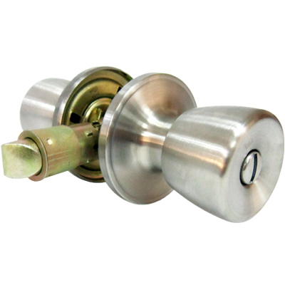 Tru-Guard Mobile Home Privacy Lockset, Stainless Steel