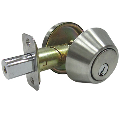 Tru-Guard Single Cylinder Deadbolt - Stainless Steel