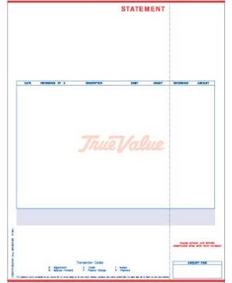 Centurion 114031 Unity & Activant Laser True Value Statement - 1000 Pack