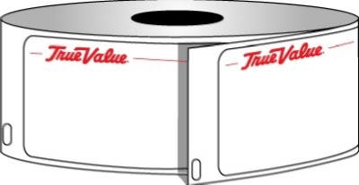 Centurion 644987 2 x 1.12 in. White Permanent Adhesive Dymo Printer Label With True Value Logo - 10 Pack