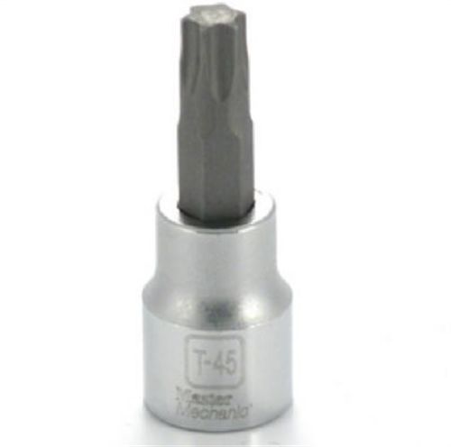 0.38 in. Drive Master Mechanic T45 Torx Bit Socket