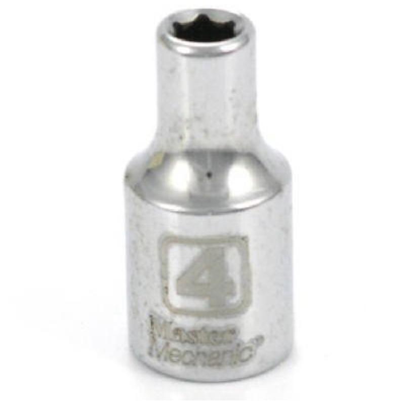 199185 0.25 in. Drive Master Mechanic 4 mm 6 Point Socket