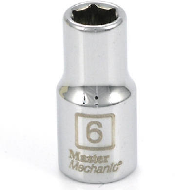 199262 0.25 in. Drive Master Mechanic 6 mm 6 Point Socket